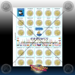 < DODATNI LIST > 2 EVRO KOVANCI 2022 (ERASMUS)